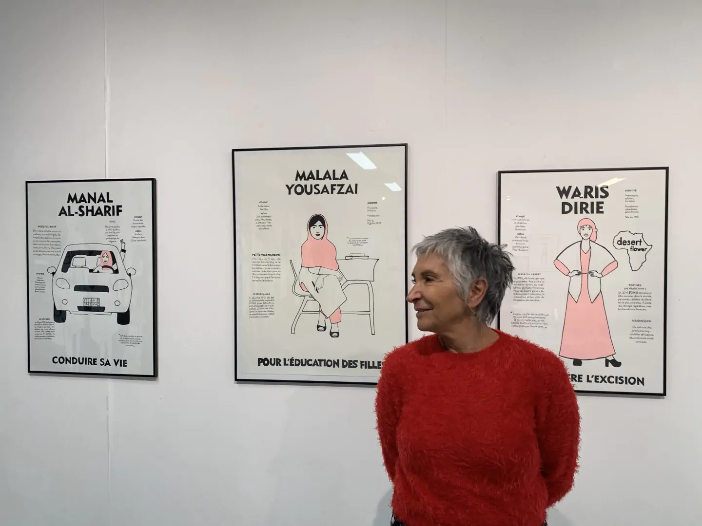 Silva Ustaa CWomen Pioneers Exhibition Silva Usta - Exposition Femme Pionnières - Collège Port Lympia